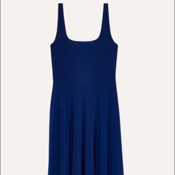 Babaton Jason A Line Square Neck Midi Dress